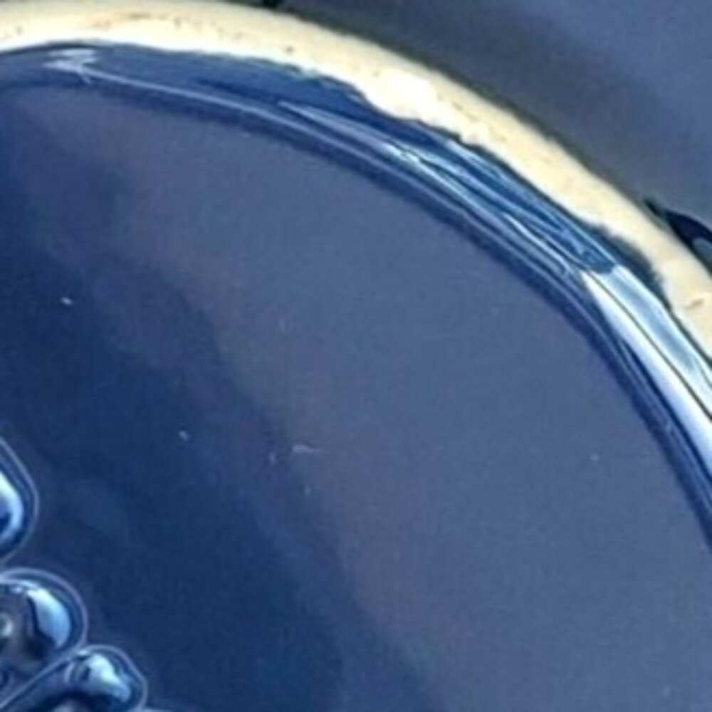 Berndes Blue Stoneware Oval Gratin Baking Dish 11.5" Handles Made in Germany - Picture 5 of 11